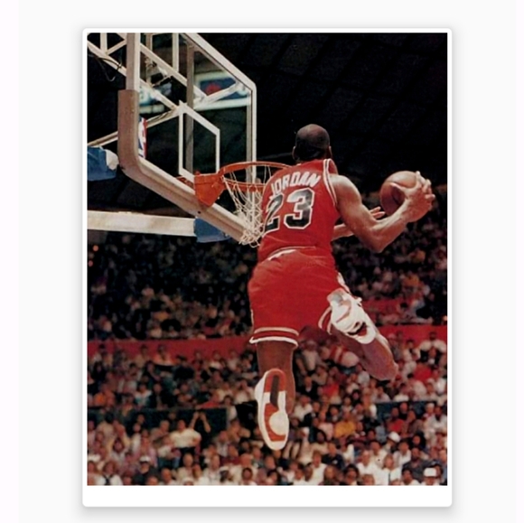 MICHAEL JORDAN CHICAGO BULLS ULTRA PREMIUM GLOSSY 8.5x11 OLD SCHOOL 7 POSTER SET - Picture 2 of 7